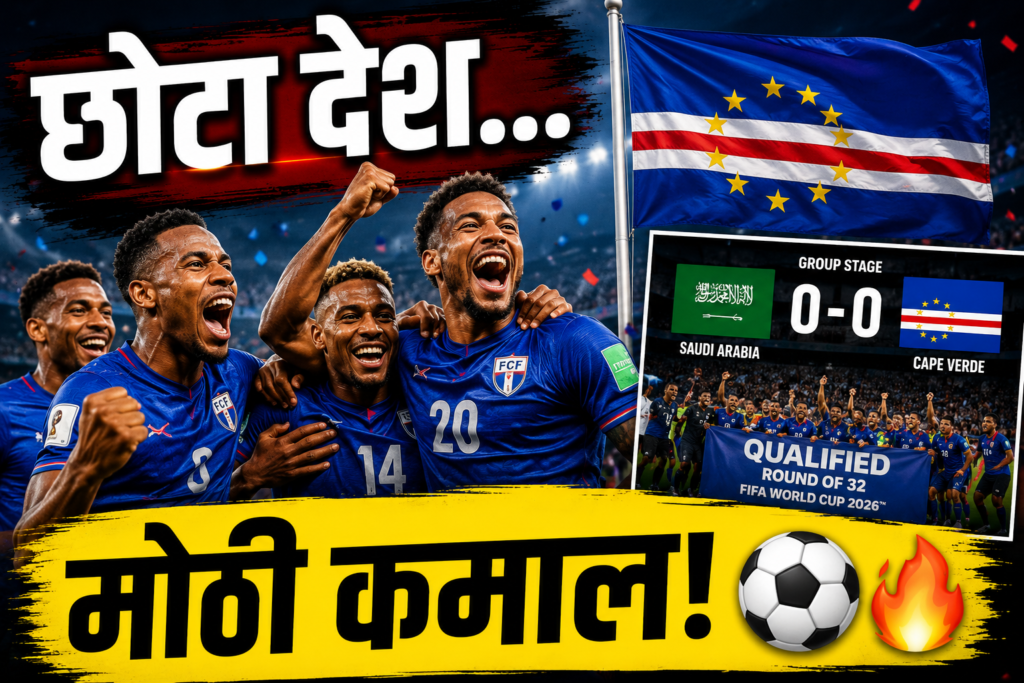 Cape Verde FIFA World Cup 2026 Round of 32 celebration before Argentina match