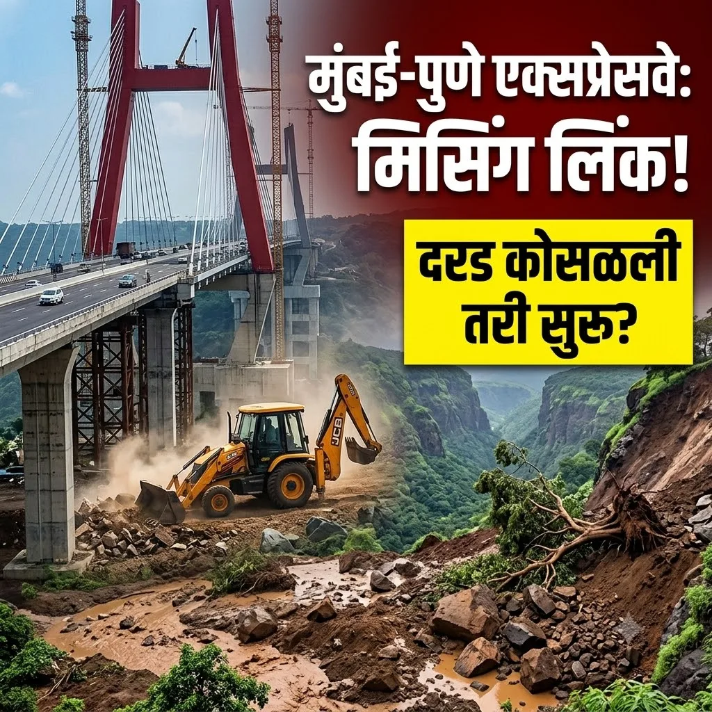 Mumbai Pune Missing Link Project Tunnel | Khandala Expressway | Landslide News | World Marathi