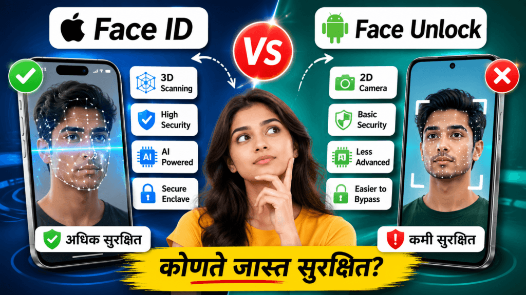 Face ID कसं चालतं? फोन तुमचा चेहरा 3D स्कॅन करून कसा ओळखतो