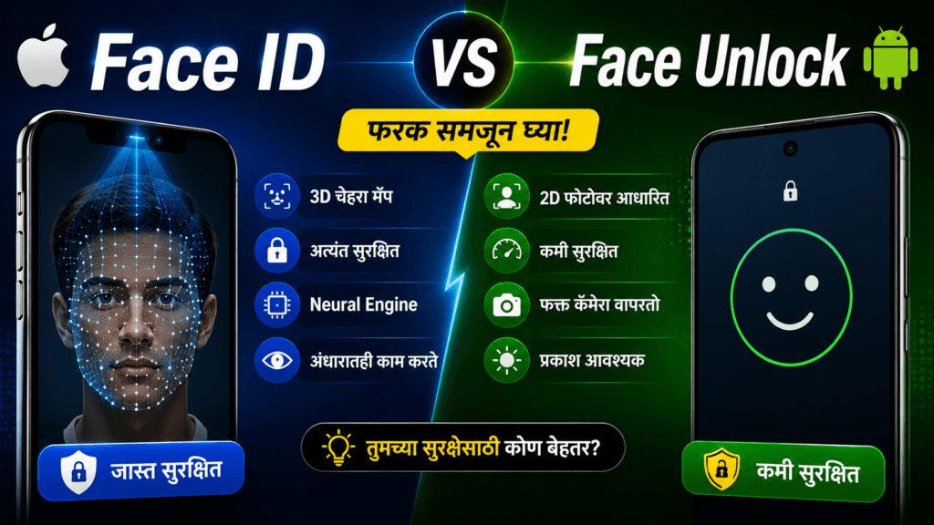 Face ID कसं चालतं? फोन तुमचा चेहरा कसा ओळखतो? संपूर्ण माहिती मराठीत