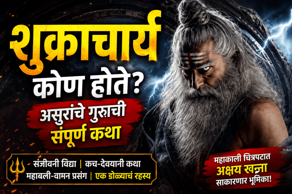 शुक्राचार्य चरित्र आणि महाकाली चित्रपटातील अक्षय खन्नांचा शुक्राचार्य लूक